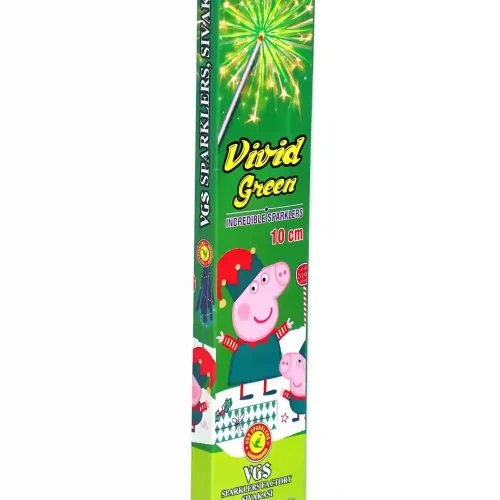 10 CM Green Sparklers ( 10 Pcs)