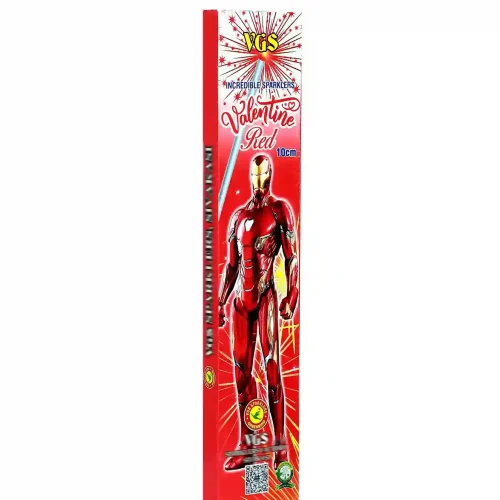 10CM Red Sparklers ( 10 Pcs)